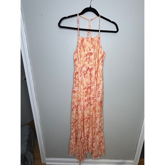 Free People Dresses & Skirts - Intimately free people Heat Wave Floral Print High/Low Dress in dusk coral combo